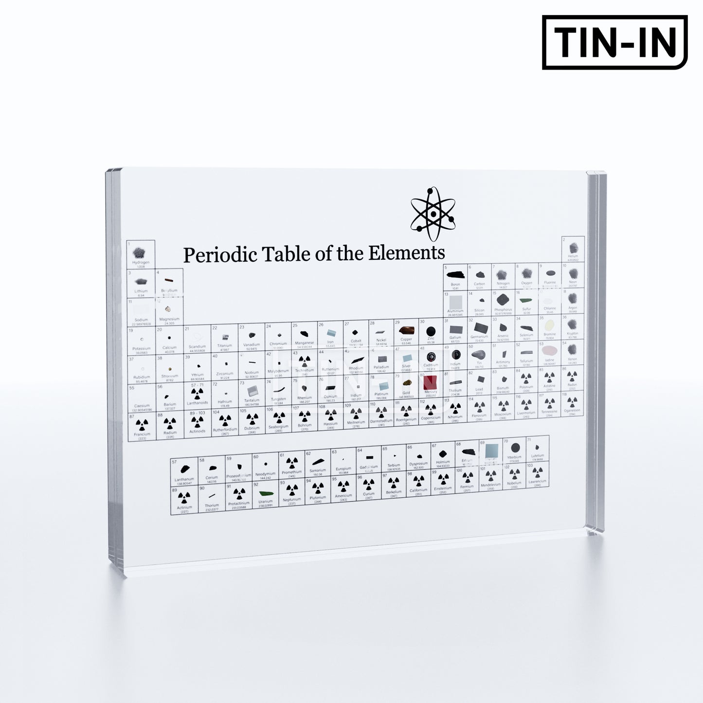 Periodic Table met echte Elementen