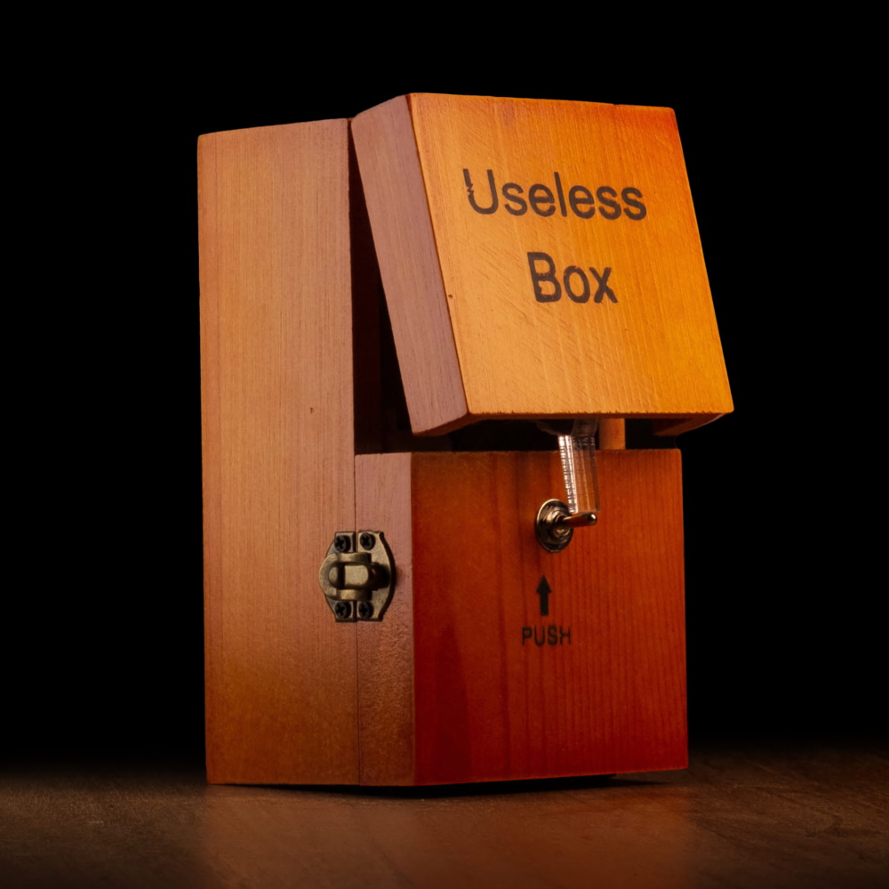 Foto van het product De Useless box